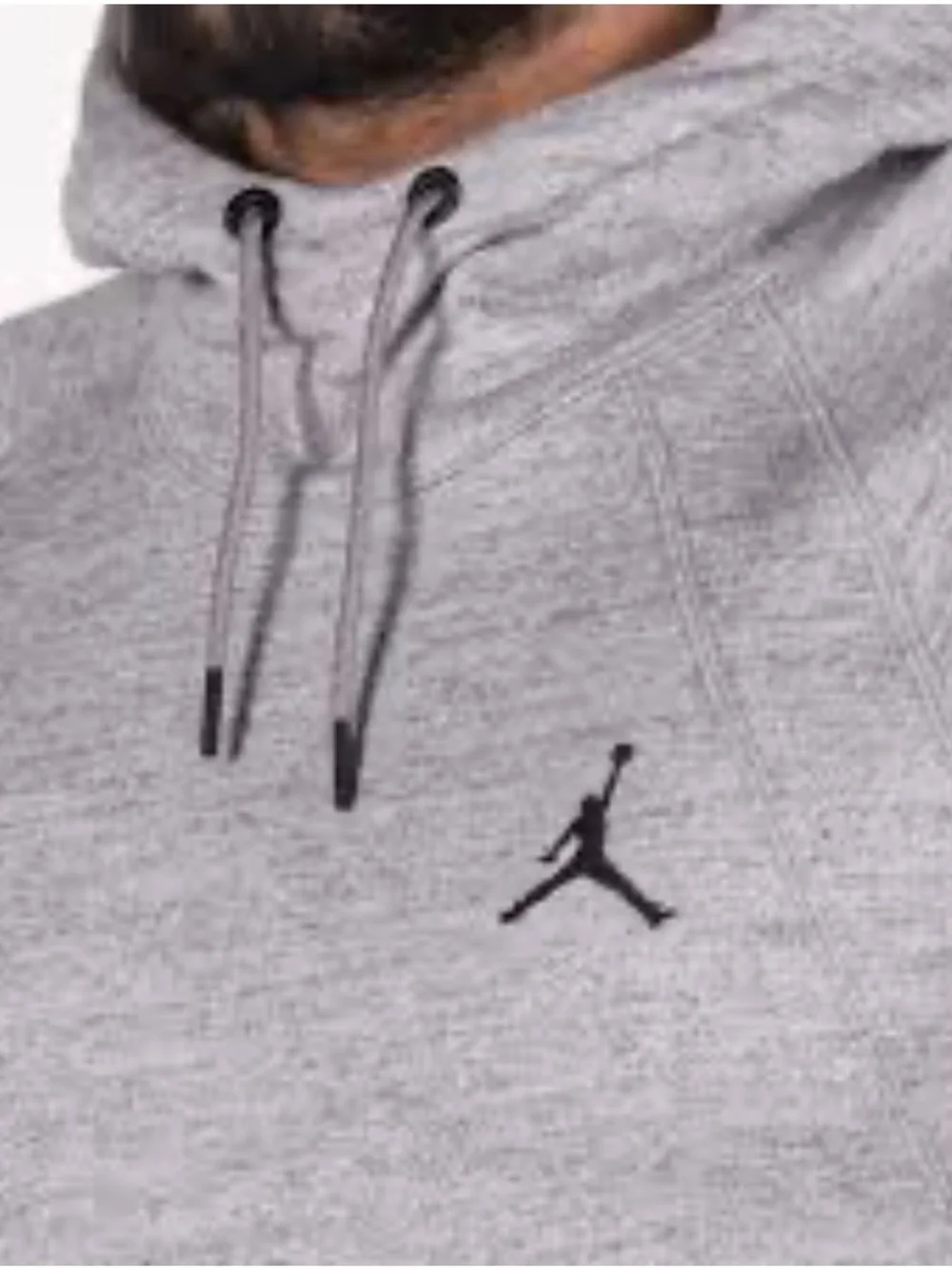 Nike Jordan hoodie sweatshirt Jordan Wings fleece Gray Pullover Hoodie